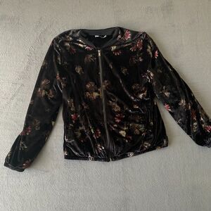Women's Vtg Suede Octavia Bomber Jacket Size M